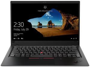Lenovo ThinkPad X1 Carbon 14" FHD IPS Intel Core i7-8650U 1.90 GHz up to 4.2 GHz 16GB DDR4 256GB NVMe SSD Intel UHD Graphics 620 Windows 11 Pro Laptop, Black - 20KGS9SA01-I002