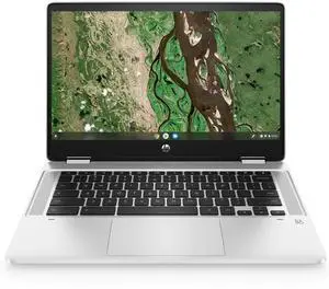 HP Chromebook x360 14b-cb0033dx 14" Intel Celeron N4500 1.10 GHz up to 2.80 GHz 4GB 64GB eMMC Intel UHD Graphics ChromeOS, Silver - 677H1UA