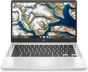 HP Chromebook 14a-na0051cl 14" FHD Intel Pentium Silver N5030 1.1 GHz up to 3.1 GHz 4GB RAM 64GB eMMC Intel UHD Graphics 605 Chrome OS Laptop, Mineral Silver - 43N60UA-I602