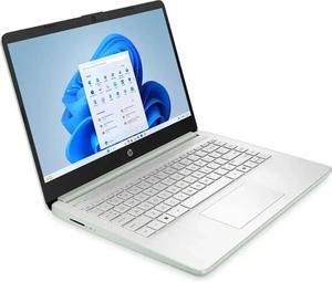 HP 14-dq6013dx 14" HD Intel N150 up to 3.6 GHz 4GB DDR4 128GB UFS Intel UHD Graphics Windows 11 Home in S mode Laptop, Willow Green - B87SPUA