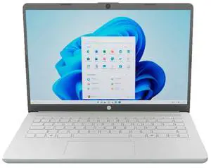 HP 14-dq6013dx 14" HD Intel N150 0.8 GHz up to 3.6 GHz 4GB DDR4 128GB UFS Intel UHD Graphics Windows 11 Home in S mode Laptop, Green - B87SPUA