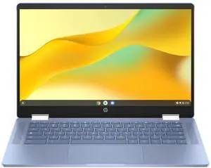 HP Chromebook x360 14b-cd0602ds 14" Touch Intel Processor N100 up to 3.4 GHz 4GB 128GB UFS Intel UHD Graphics ChromeOS Laptop, Sky Blue - B44DWUA