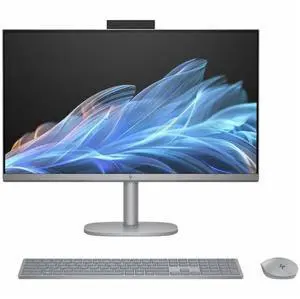 HP OmniStudio 27-cs0000 27" FHD IPS Intel Core Ultra 5 125H 1.5 GHz up to 4.5 GHz 16GB DDR5 256GB SSD Intel Arc Graphics Windows 11 Home All-in-One Desktop, Meteor Silver - 9T0C0AV-V001