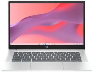 HP Chromebook 14a-nf0018ca 14" Intel Processor N100 0.8 GHz up to 3.4 GHz 4GB RAM 128GB UFS Intel UHD Graphics ChromeOS Laptop, Silver - A4TJ4UA