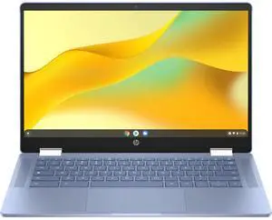 HP Chromebook x360 14b-cd0046tg 14" Intel Processor N200 4GB RAM 128GB UFS Intel UHD Graphics ChromeOS Laptop - 9P1T9UA