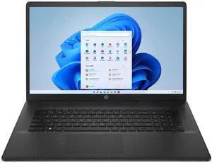 HP 17-cp3047nr 17.3" FHD IPS AMD Ryzen 7 7730U 2.0 GHz up to 4.5 GHz 16GB DDR4 512GB PCIe NVMe M.2 SSD AMD Radeon Graphics Windows 11 Home Laptop, Black - 7F1Z5UA