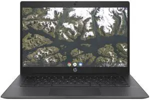 HP Chromebook 14 G6 14" Intel Celeron N4020 1.1 GHz up to 2.8 GHz 4GB RAM 32GB eMMC Intel UHD Graphics 600 ChromeOS Laptop, Gray - 1A715UT