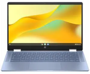 HP Chromebook X360 14B-CD0000 14" Touch Intel Processor N200 3.2 GHz up to 3.7 GHz 4GB RAM 64GB eMMC Intel UHD Graphics ChromeOS Laptop, Blue - 9V8W8AV-I706