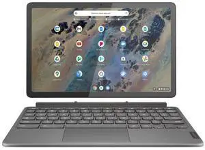 Lenovo Chromebook Duet 3 10.95" 2K Touch Snapdragon 7c Gen 2 up to 2.55 GHz 8GB RAM 128GB eMMC Qualcomm Adreno ChromeOS, Storm Grey - 82T6001HUS
