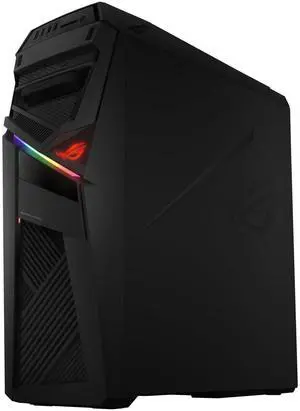 ASUS ROG Strix Intel Core i7-9700K 3.60 GHz up to 4.9 GHz 16GB DDR4 512GB SSD 1TB HDD NVIDIA GeForce RTX 2060 Windows 10 Home Gaming Desktop, Black - GL12CX-DB763