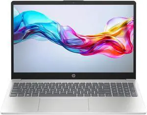HP 15-fc0245dx 15.6" Touchscreen AMD Ryzen 5 7520U 2.8 GHz up to 4.3 GHz 16 GB 256 GB SSD AMD Radeon Graphics Windows 11 Home Laptop, Natural Silver - B58J6UA-I010 HP 15-fc0245dx 15.6" Touchscreen AMD Ryzen 5 7520U 2.8 GHz up to 4.3 GHz 16 GB 256 GB SSD AMD Radeon Graphics Windows 11 Home Laptop, Natural Silver - B58J6UA-I010