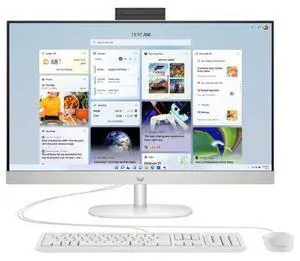 HP CR0000M AMD RYZEN 5 7520U 2.8 GHz up to 4.3 GHz 8GB 512GB SSD AMD Radeon All-in-One Desktop, White - 947R0AV-V030 HP CR0000M AMD RYZEN 5 7520U 2.8 GHz up to 4.3 GHz 8GB 512GB SSD AMD Radeon All-in-One Desktop, White - 947R0AV-V030