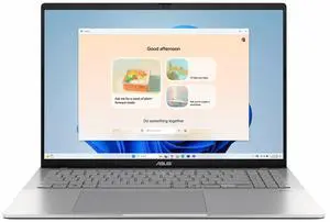 ASUS Vivobook S16 16" WUXGA Touchscreen AMD Ryzen AI 9 465 2.0GHz up to 5.0GHz 32 GB 1TB SSD AMD Radeon Graphics Windows 11 Pro Laptop, Cool Silver - M3607GA-IS99T ASUS Vivobook S16 16" WUXGA Touchscreen AMD Ryzen AI 9 465 2.0GHz up to 5.0GHz 32 GB 1TB SSD AMD Radeon Graphics Windows 11 Pro Laptop, Cool Silver - M3607GA-IS99T
