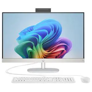 HP 27-CR2000T 27" FHD IPS Intel Core Ultra 5 225U 1.5 GHz up to 4.8 GHz 16GB DDR5 512GB SSD Intel Graphics Windows 11 Home All-in-One Desktop, White - AQ5E0AV-V072 HP 27-CR2000T 27" FHD IPS Intel Core Ultra 5 225U 1.5 GHz up to 4.8 GHz 16GB DDR5 512GB SSD Intel Graphics Windows 11 Home All-in-One Desktop, White - AQ5E0AV-V072