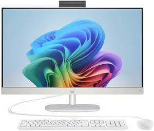 HP 27-cr2000t 27" FHD Intel Core Ultra 7 255U 2 GHz up to 5.2 GHz 32 GB 1 TB SSD Intel UHD Graphics Windows 11 Home All-in-One Desktop, White - AQ5E1AV-V029 HP 27-cr2000t 27" FHD Intel Core Ultra 7 255U 2 GHz up to 5.2 GHz 32 GB 1 TB SSD Intel UHD Graphics Windows 11 Home All-in-One Desktop, White - AQ5E1AV-V029