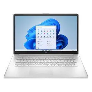 HP 17-cp3155cl 17.3" HD+ touchscreen AMD Ryzen 5 7430U 2.3 GHz up to 4.3 GHz 16GB DDR4 1TB SSD AMD Radeon Windows 11 Home Laptop, Natural Silver - B97RFUA HP 17-cp3155cl 17.3" HD+ touchscreen AMD Ryzen 5 7430U 2.3 GHz up to 4.3 GHz 16GB DDR4 1TB SSD AMD Radeon Windows 11 Home Laptop, Natural Silver - B97RFUA