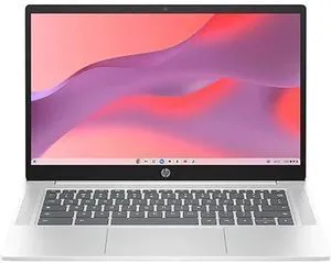 HP 14a-nf0012tg 14" Intel Processor N200 1.80 GHz up to 3.7 GHz 4 GB 128 GB Universal Flash Storage Intel UHD Graphics Chrome OS Chromebook, Silver, Minor Scratches and Dents - 9P1U4UA HP 14a-nf0012tg 14" Intel Processor N200 1.80 GHz up to 3.7 GHz 4 GB 128 GB Universal Flash Storage Intel UHD Graphics Chrome OS Chromebook, Silver, Minor Scratches and Dents - 9P1U4UA