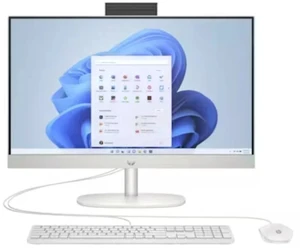 HP 27-cr0000a 27" FHD AMD Ryzen 5 7520U 2.8 GHz up to 4.3 GHz 16 GB DDR4 512 GB SSD AMD Radeon Graphics Windows 11 Home All-in-One Desktop, White - 947Q8AV-V050 HP 27-cr0000a 27" FHD AMD Ryzen 5 7520U 2.8 GHz up to 4.3 GHz 16 GB DDR4 512 GB SSD AMD Radeon Graphics Windows 11 Home All-in-One Desktop, White - 947Q8AV-V050
