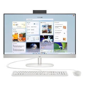 HP 27-CR0000A 27" FHD IPS AMD RYZEN 3 7320U 2.4 GHz up to 4.1 GHz 8GB DDR4 1TB SSD AMD Radeon 610M Windows 11 Home All-in-One Desktop, White - 947Q8AV-V049 HP 27-CR0000A 27" FHD IPS AMD RYZEN 3 7320U 2.4 GHz up to 4.1 GHz 8GB DDR4 1TB SSD AMD Radeon 610M Windows 11 Home All-in-One Desktop, White - 947Q8AV-V049