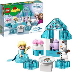 LEGO DUPLO Disney Frozen Toy Featuring Elsa and Olafs Tea Party 10920 Disney Frozen Gift for Kids and Toddlers, New 2020 (17 Pieces)