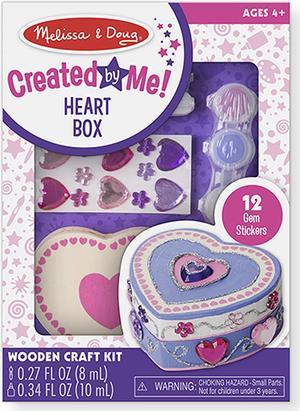 Melissa & Doug Decorate-Your-Own Box Craft Kit - Heart