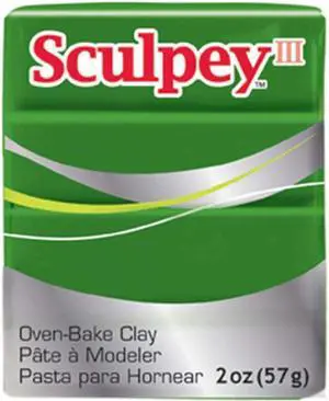 Sculpey III Polymer Clay 2oz Leaf Green 715891113226