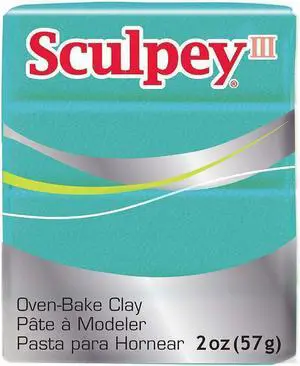 Sculpey III Polymer Clay 2oz Teal Pearl 715891115381