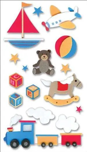 Jolees Boutique Dimensional Stickers Baby Toys 015586638660