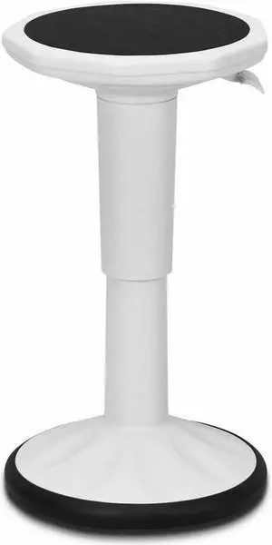 Costway Wobble Chair Height Adjustable Active Learning Stool Sitting Home Office Silicone White