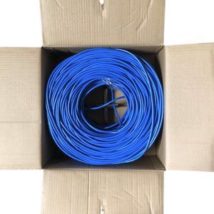 Cat6 1000Ft Cable 23AWG Solid UTP Ethernet Network Bulk LAN CCA Cable, Blue