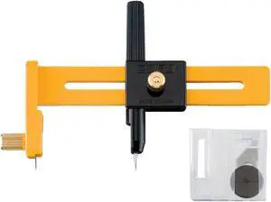 CMP-1 OLFA 6" Compass Circle Cutter for Art or Sewing, Pack of 1