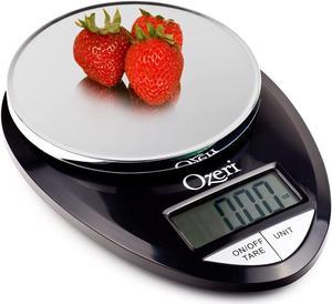 Ozeri Touch Waterproof Digital Kitchen Scale, Washable and Submersible 