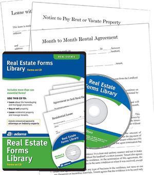 Adams Real Estate Forms Library on CD, White (SS502)