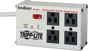 Tripp Lite ISOBAR4ULTRA Isobar Surge Protector Metal 4 Outlet 6 Feet Cord 3330 Joules