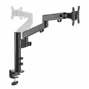 SIIG AC CEMT3D11S1 Single Pole Arm MultiAngle Monitor Desk Mount Brown Box