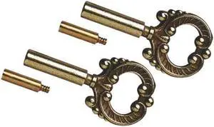 (1)-Westinghouse Brass Finish On/Off Light Lamp Switch Socket Key 2 Pack 70160