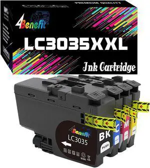 (4 Pack, B/C/Y/M) Compatible Lc3035 Ink Cartridge Replacement For Brother Lc3035 4-Pack Xxl Lc3035Xxl 3035Xxl For Mfc-J995Dw Mfc-J995Dw Xl Mfc-J815Dw Xl Mfc-J80..