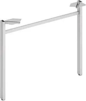 New Hon Mod Collection Worksurface 30" W U-Leg Support, Silver