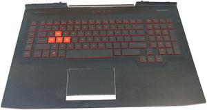 replacement keyboard for HP OMEN 17-AN 17T-AN with Palmrest  Backlit  including  Touchpad 931690-001 Non-ODD