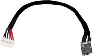 AC DC Jack Power Plug in Charging Port Connector Socket with Wire Cable Harness for MSI Prestige Pe60 MS-16J5 MS-16JC1 MS-1799 MS-1795 MS-16J11 PE60 6QE GE72 6QD-029US MS-1795