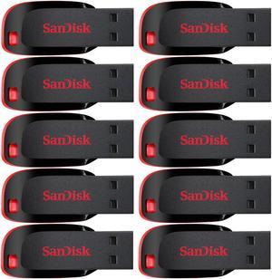 Lot 10 x SanDisk 16GB Cruzer Blade USB Thumb Pen Flash Drive Memory Stick SDCZ50