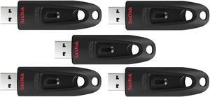 5 Pack SanDisk 16GB CZ48 Cruzer Ultra 16G USB 3.0 100MB/s SDCZ48-016G + Lanyard