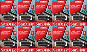 10 x SanDisk 16GB Cruzer Glide USB 3.0 Flash Pen Drive SDCZ60 SDCZ600-016G-B35