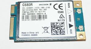 Dell 5540 F3607GW WWAN Mobile Broadband C680R for DELL E5400 M6400 M6500 TESTED