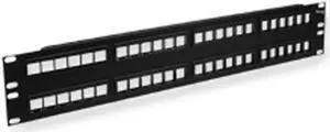 ICC IC107BP482 Patch Panel, Blank, Hd, 48-Port, 2 Rms