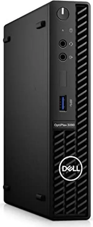 Dell OptiPlex 3000 3090 Desktop Computer - Intel Core i5 10th Gen i5-10500T Hexa-core (6 Core) 2.30 GHz - 8 GB RAM DDR4 SDRAM - 256 GB M.2 PCI Express NVMe SSD - Micro PC - Black