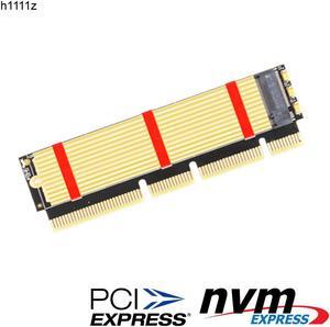 M.2 NVMe SSD NGFF to PCI E 3.0 X4 X8 X16 Adapter M Key Connector Riser Card Support PCI Express 2230 2242 2260 2280 Type M.2 SSD