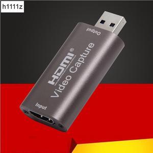 Mini HD 1080P 60fps HDMI to USB Video Capture Card Game Recording Box for Computer Youtube OBS Etc. Live Streaming Broadcast