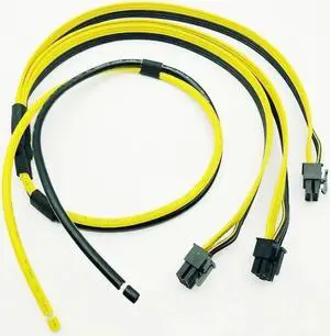 90cm 1 to 3 6Pin Adapter Cable Power Cable 6pin GPU Video Card Wire 12AWG + 18AWG Cable Supply for BTC ETH Antminer Miner Mining