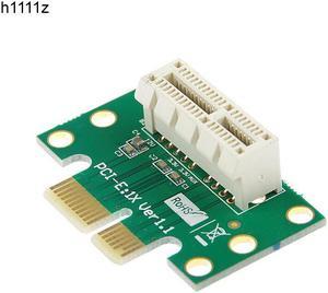 PCI E PCI Express X1 Adapter Riser Card PCI E PCIE X1 to X1 Slot Converter Card 90 Degree For 1U Server Chassis